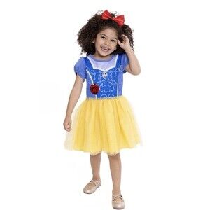 Disney Princess Dress Girls Snow White Cosplay Costume Size L10-12